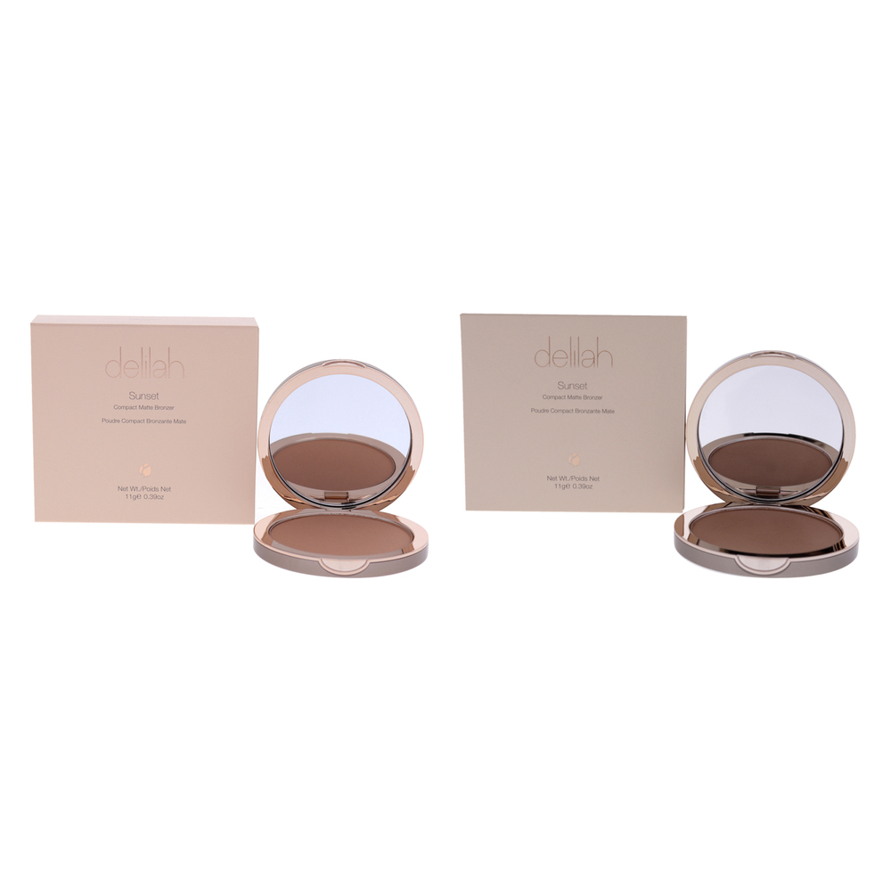 Sunset Compact Matte Bronzer Kit Delilah 2 Pc Kit